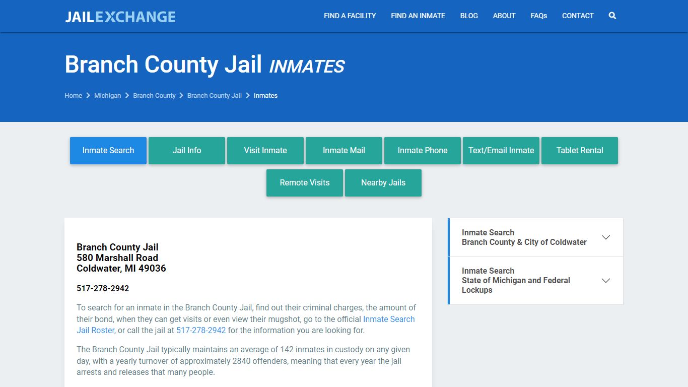 Branch County Inmate Search | Arrests & Mugshots | MI - JAIL EXCHANGE